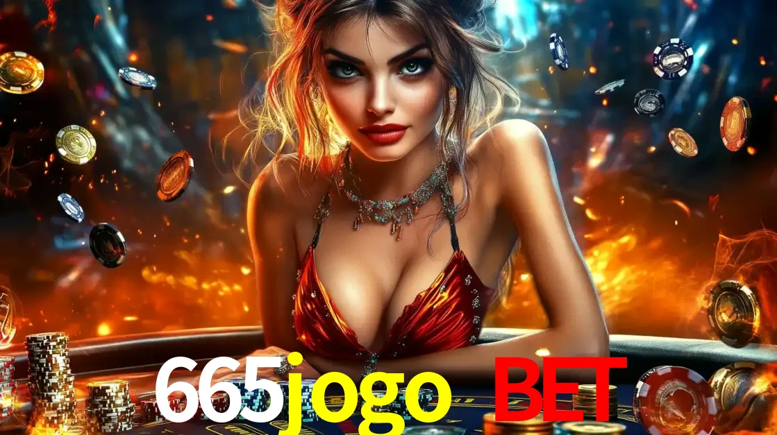 Mulher em uma mesa de cassino com pilhas de fichas e um fundo de fogo, pronta para uma rodada de altas apostas nos jogos de mesa emocionantes do cassino 665jogo bet.