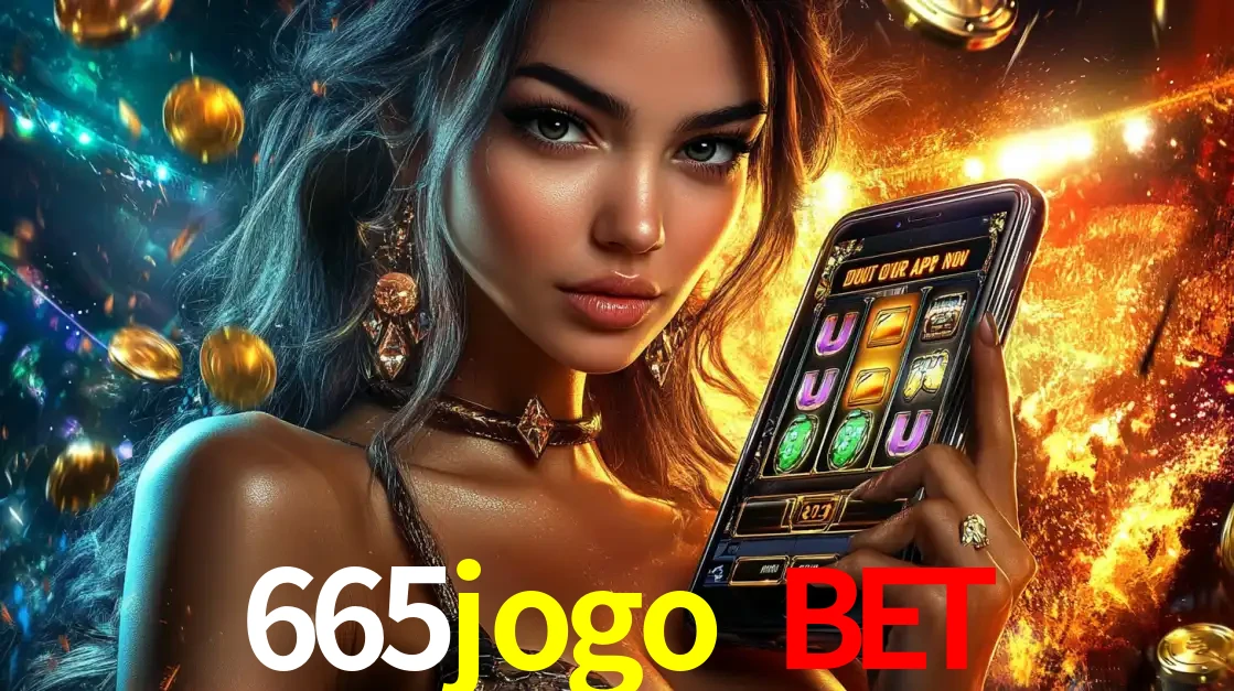 Mulher elegante mostrando um jogo de caça-níqueis em seu smartphone, destacando a experiência de cassino móvel oferecida pelo aplicativo 665jogo bet.